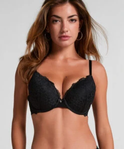 Marine Padded Underwired Push-Up Bra