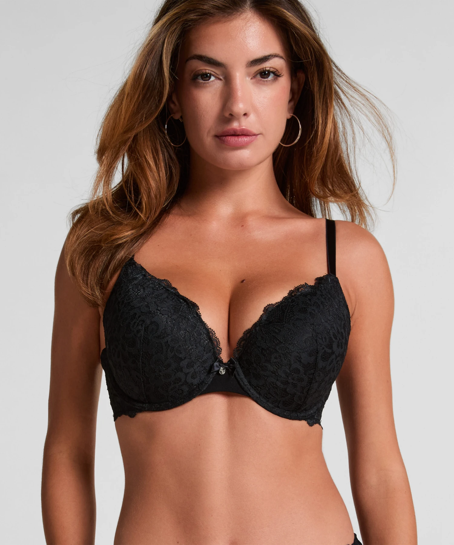 Marine Padded Underwired Push-Up Bra 3 Marine Padded Underwired Push-Up Bra