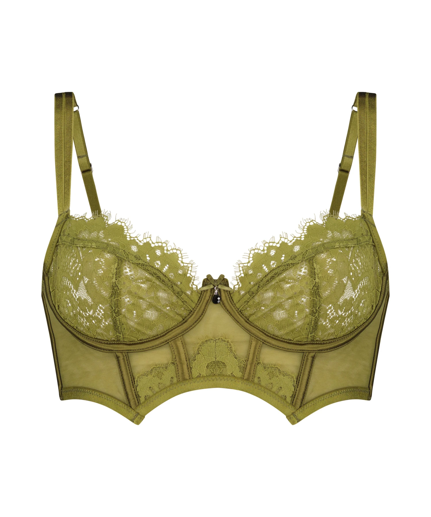 Amelie Non-Padded Underwired Longline Bra 8 Amelie Non-Padded Underwired Longline Bra - Image 6