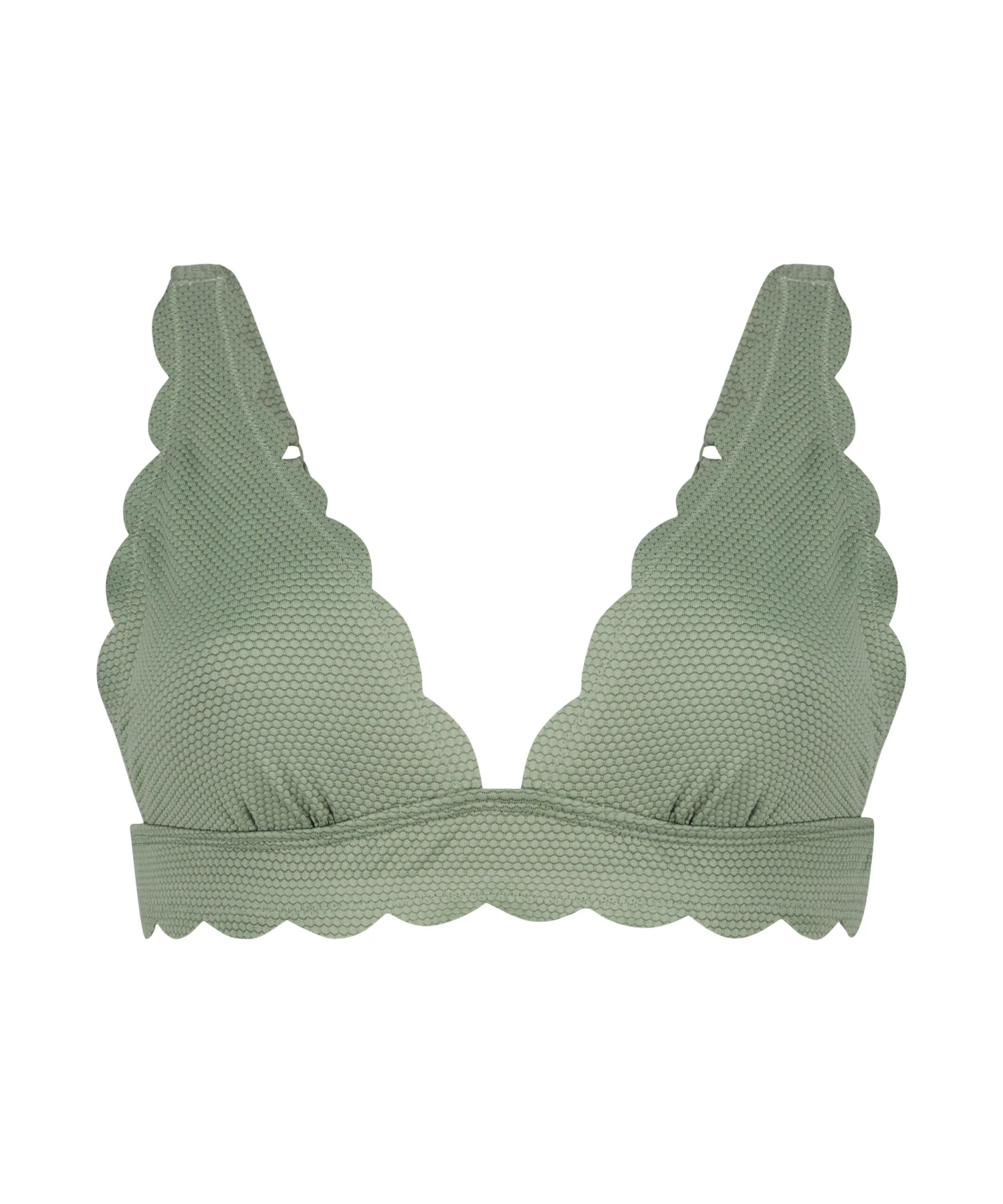 Scallop Triangle Bikini Top 9 Scallop Triangle Bikini Top - Image 7