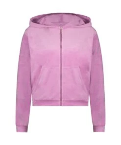 Velour Hoodie Jacket 12 Velour Hoodie Jacket -Hunkemoller Shop 205119 5