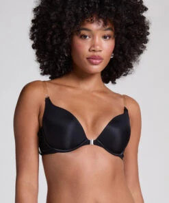 Transparant Padded Underwired Push-Up Bra
