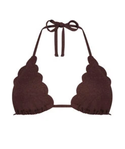 Scallop Lurex Triangle Bikini Top -Hunkemoller Shop 206426 5