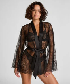Kimono Allover Lace -Hunkemoller Shop 207211 3