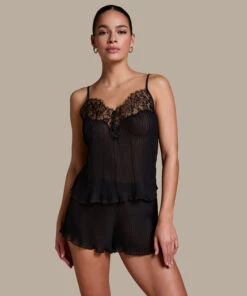 Plisse Lace Cami 11 Plisse Lace Cami -Hunkemoller Shop 301444 3