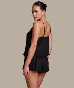 Plisse Lace Cami 12 Plisse Lace Cami -Hunkemoller Shop 301444 4