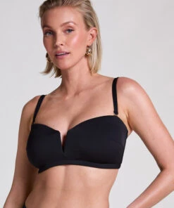 Neoprene Bandeau Bikini Top