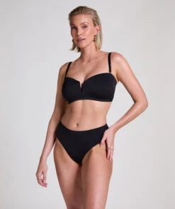 Neoprene Bandeau Bikini Top -Hunkemoller Shop 301721 3
