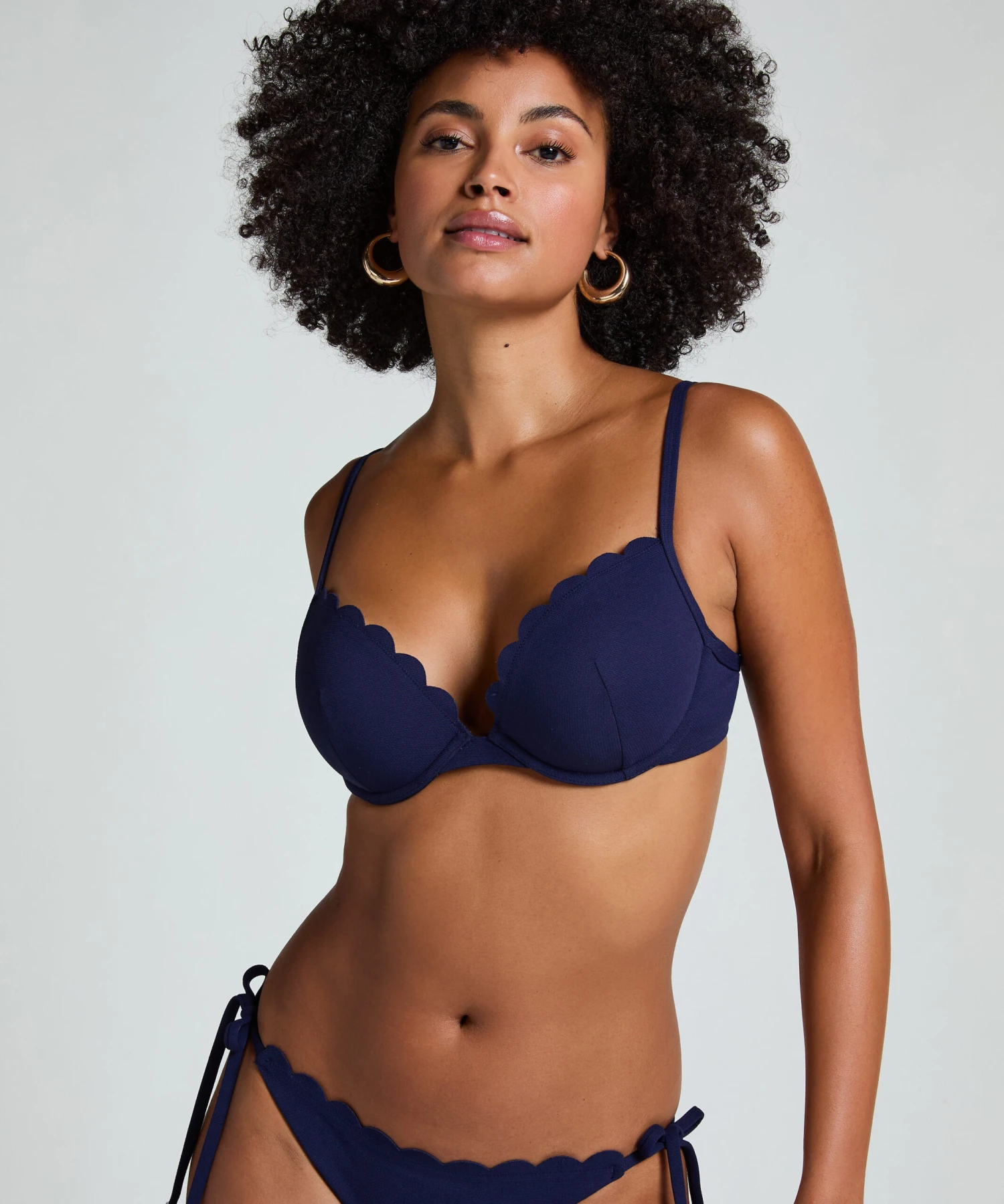 Scallop Push-up Underwired Bikini Top Cup A - E 3 Scallop Push-up Underwired Bikini Top Cup A - E