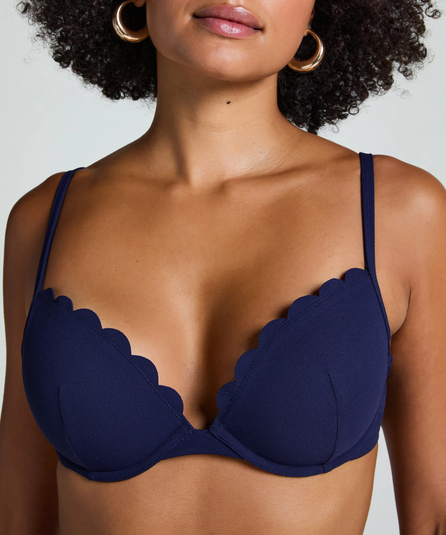 Scallop Push-up Underwired Bikini Top Cup A - E 4 Scallop Push-up Underwired Bikini Top Cup A - E - Image 2