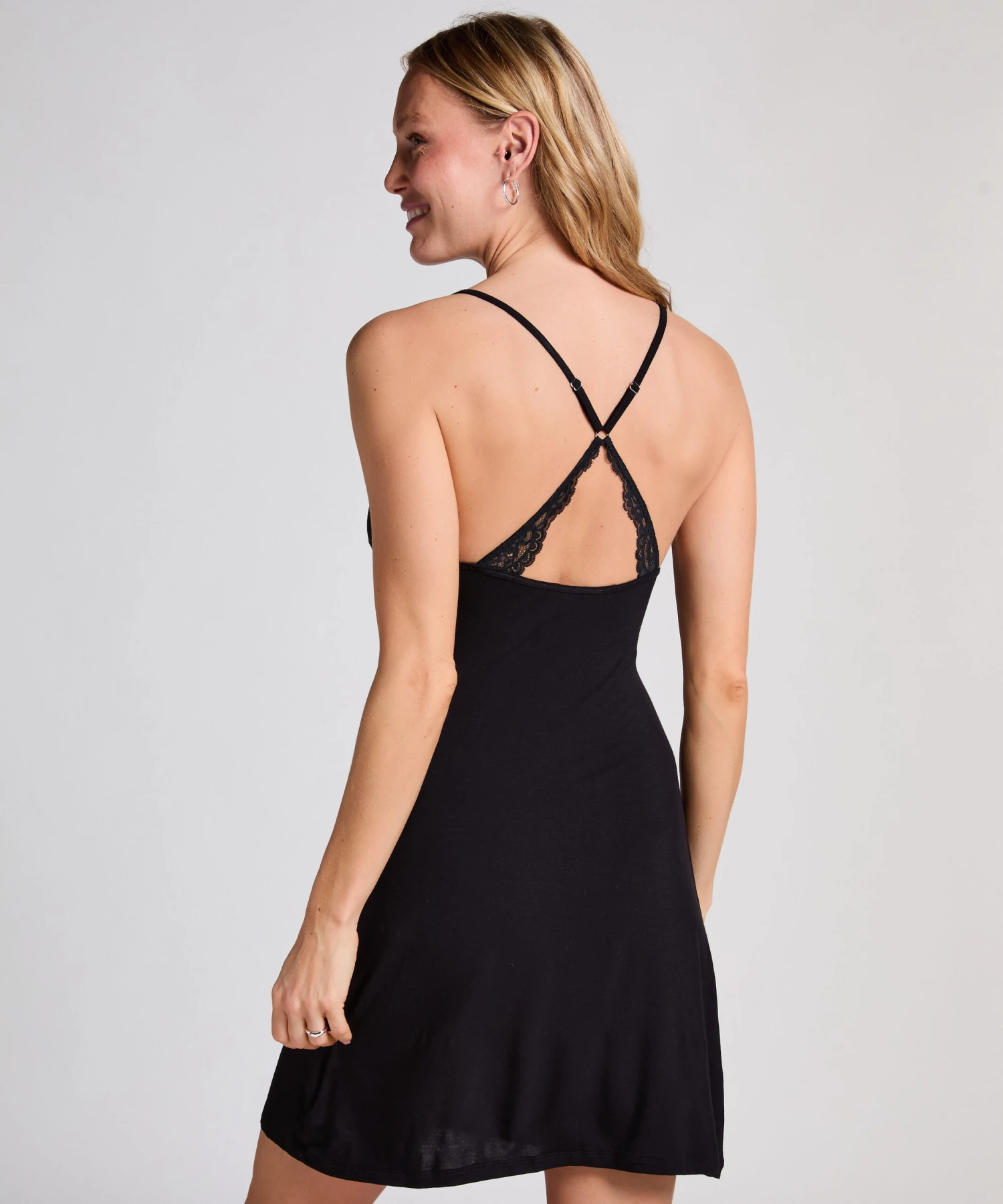 Jersey Lace Back Slipdress 5 Jersey Lace Back Slipdress - Image 3