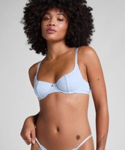 Pointelle Non-padded Underwired Bra