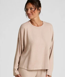 Jersey Long-Sleeved Pyjama Top