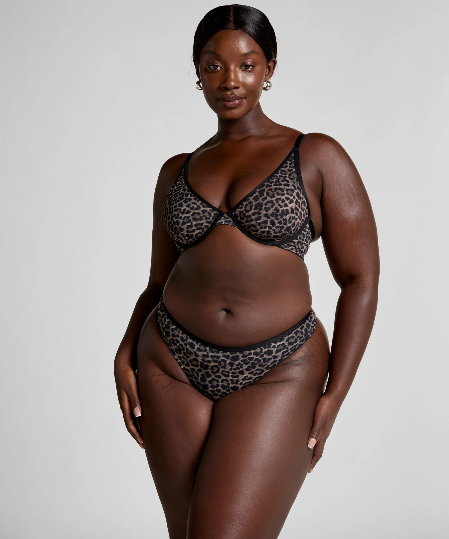Tara Leopard Non-Padded Underwired Bra 7 Tara Leopard Non-Padded Underwired Bra - Image 5