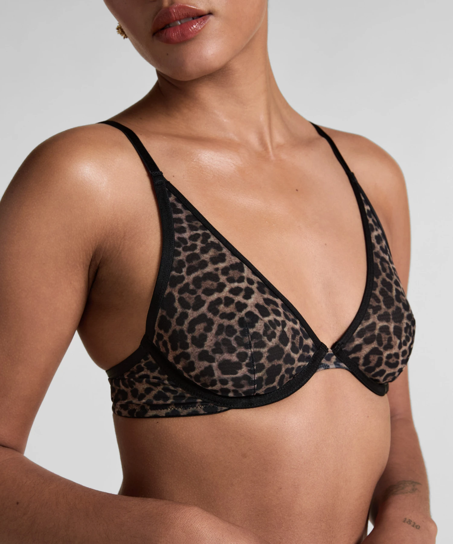 Tara Leopard Non-Padded Underwired Bra 4 Tara Leopard Non-Padded Underwired Bra - Image 2