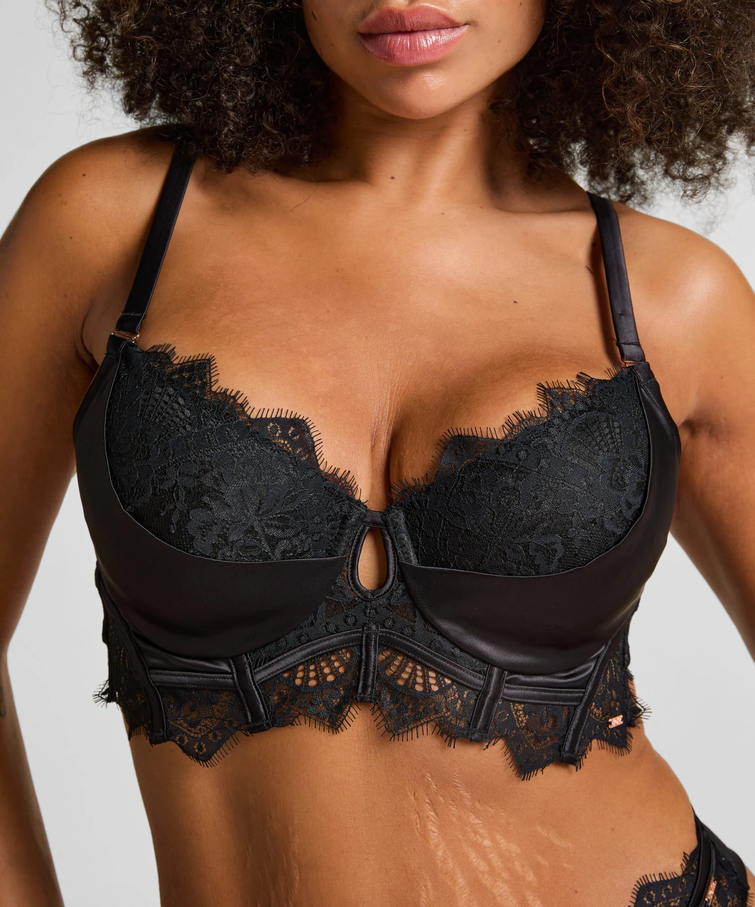 Zoe Padded Longline Underwired Bra 4 Zoe Padded Longline Underwired Bra - Image 2