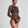 Tara Leopard Long Sleeved Body 1 Tara Leopard Long Sleeved Body -Hunkemoller Shop 303156 1