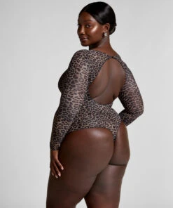 Tara Leopard Long Sleeved Body 16 Tara Leopard Long Sleeved Body -Hunkemoller Shop 303156 13