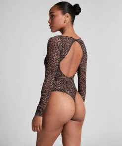 Tara Leopard Long Sleeved Body 14 Tara Leopard Long Sleeved Body -Hunkemoller Shop 303156 4