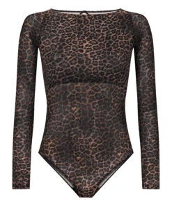 Tara Leopard Long Sleeved Body 18 Tara Leopard Long Sleeved Body -Hunkemoller Shop 303156 5