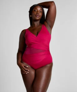 Shaping Shell Mesh Swimsuit -Hunkemoller Shop 303457 12